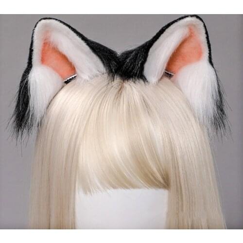 Fashion Cat Fox Faux Fur Ear Hairband Cute Hair Hoops Party Headbands Girls Hair Accessories Animal Ears Cosplay Hair Band