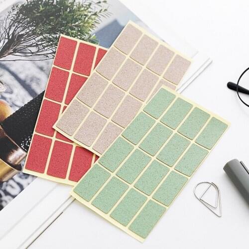 Waterproof wooden label sticker handwritten self adhesive REMOVABLE STICKER gift decoration sticker printing and transportation