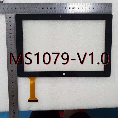 New black touch screen P/N MS1079-V1.0 Capacitive touch screen panel repair and replacement parts