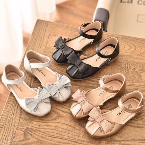 Girls' Shoes Shining Bow Princess Shoes Dance Shoes Sandals Shoes for Women Jelly Sandals Womans Shoes