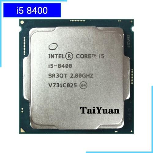 Intel Core i5-8400 i5 8400 2.8 GHz Six-Core Six-Thread CPU Processor 9M 65W LGA 1151