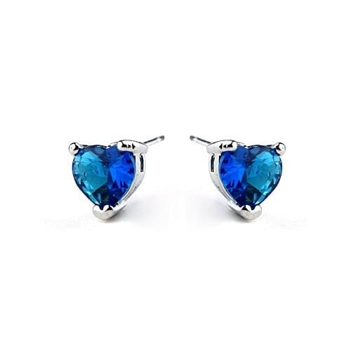 Sale European fashion earrings Crystal from Swarovskis Best selling new marine heart crystal earrings Fit Women and female