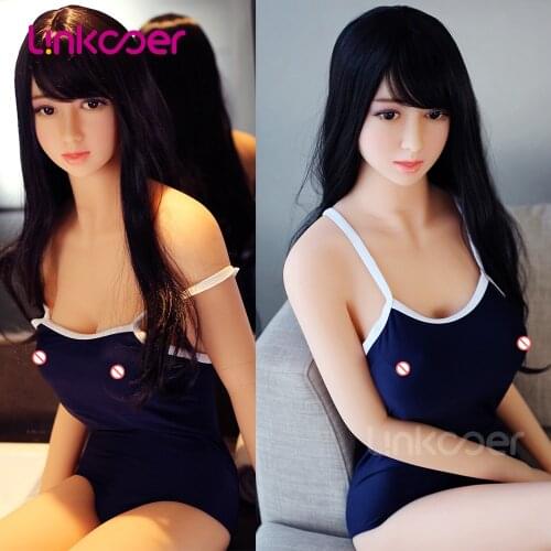 Linkooer Sex Doll 168cm TPE with Metal Skeleton Soft Breast Big Ass Adult Sexual Real Love Doll Masturbation
