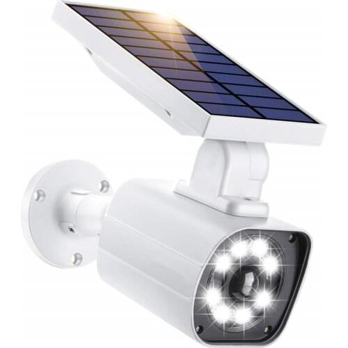 Solar Motion Sensor Lights Outdoor Waterproof 8 LED 800 Lumens Security Light Wireless Solar Flood Lights for Patio Porch Garden