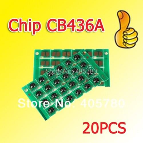 20pcs 436A toner chip compatible for P1505/M1120/M1120n/M1522n