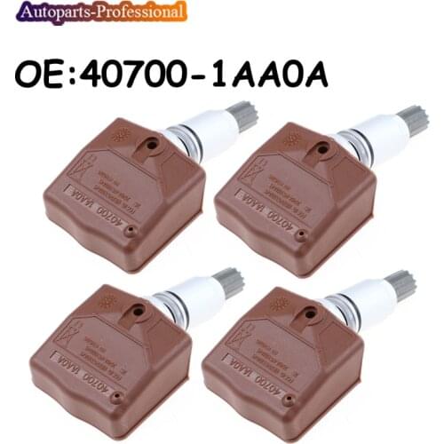 4 pcs/lot TPMS Tire Pressure Sensor For N issan 350Z Altima For Infiniti EX35 G35 40700-1AA0A 407001AA0A 40700-JA01B/40700-JA00B
