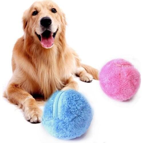5Pcs Battery Powered Pet Electric Magical Roller Toy Ball Automatic Dog Cat Interactive Funny Floor Clean Products Fun Toys