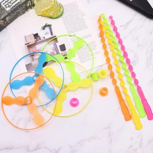 5PCS/Pack Plastic Bamboo Dragonfly Childrens Classic Educational Toys Nostalgic Creative Tricky Game Party Small Gift Supplies