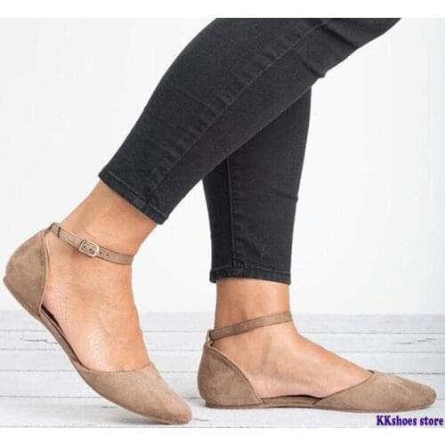 Womens Shoes Fashion Women Flats Pointed Leopard Ballet Flat Spring Summer Ballerina Flats Ladies Casual Footwear Size 35-43