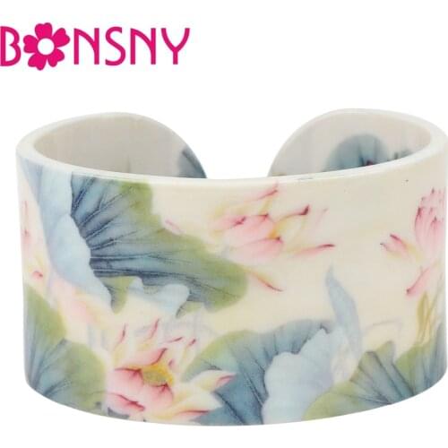 Bonsny Black Bracelets