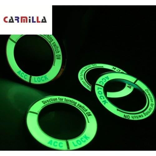 Carmilla Ignition Key Ring Switch Cover Rings Trim Sticker Fit for Mazda 2 5 6 8 CX-5 CX-9 ATENZA Axela Accessories