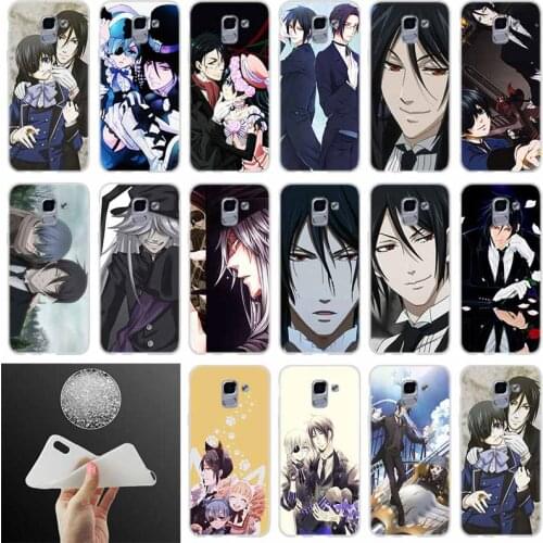 Phone case Cover Anime Black Butler Ciel Phantomh FOR Coque Samsung Galaxy J6 J4 J8 J7 2018 Plus J3 J5 J7 Prime Pro 2017 2016