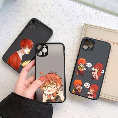 Anime 707 Mystic Messenger Phone Case For iphone 12 11 7 8 plus mini x xs xr pro max matte transparent cover