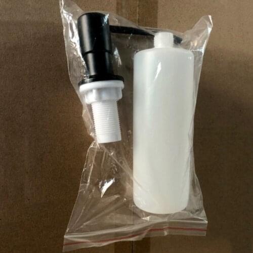 10.14 OZ Built in Sink Soap Dispenser / Lotion Dispenser for Kitchen Sink Brushed Nickel Kitchen Sink Soap Dispenser