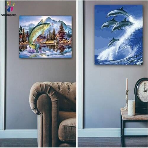 DIY colorings pictures by numbers with colors Yue longmen painting drawing painting by numbers framed Home