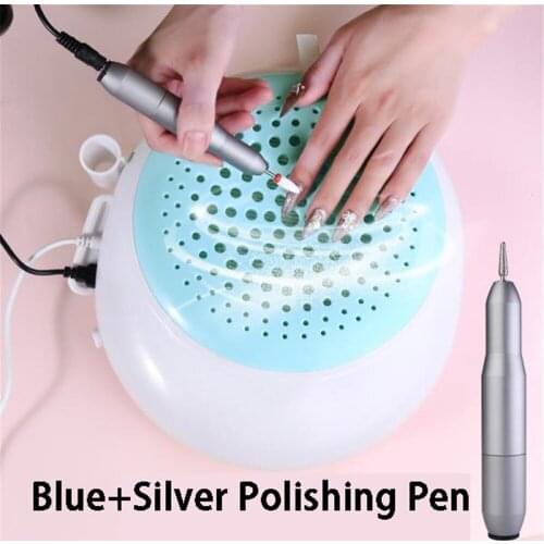 Gel Nail Drill 2 In 1 Nail Art Vacuum Cleaner Nails Drill Machine Nail Dust Collector Electric Manicure Drill Mini Drill Strong
