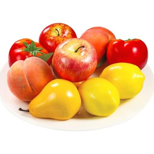 Simulation Fruit Model Shooting Props Living Room Adornment Accessories Childrens Teaching Utensils Fruit Shop Decor Ornaments