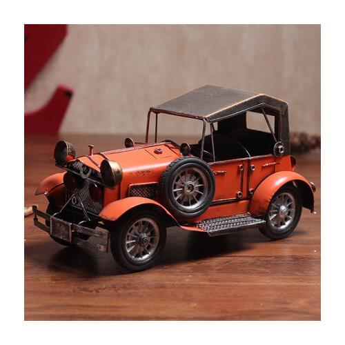 European retro personality metal model classic car decoration creative home TV cabinet display room decoration gift