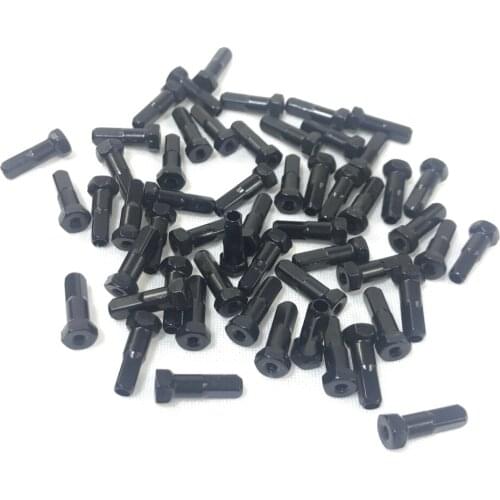 Pillar PT734H Alloy Nipples hexagonal head black red 2.0*14mm length suitable for many 14G Bike spokes free shipping