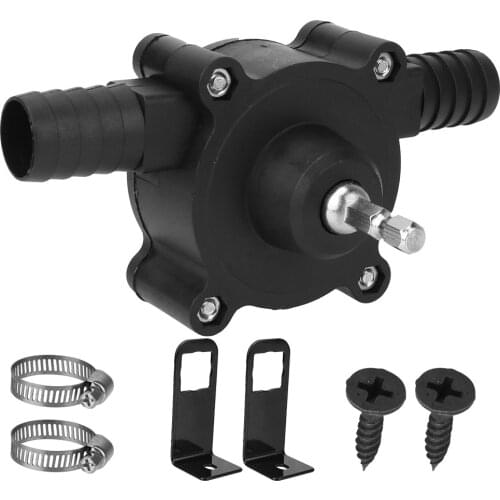 Electric Drill Pump Diesel Oil Fluid Water Pump Portable Home Garden Outdoor Tool Mini Hand Self-priming Liquid Transfer Pumps