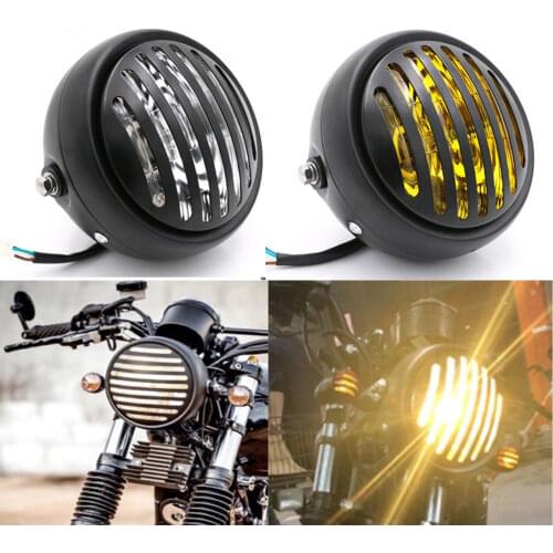 Motorcycle Accessories Cafe Racer Retro Headlights For YAMAHA fz6n smax 155 mt-09 sport tracker For SUZUKI sv 1000 gsf 600