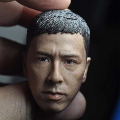 Delicate Paint 1/6 Martial Artist YiP Man Donnie Yen Head Sculpt Fit 12" Figure