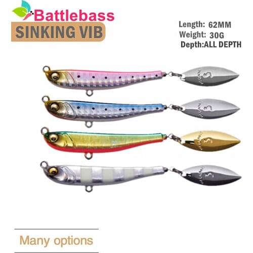 BATTLEBASS 2021 New Sinking Hard Bait Pencil Fishing Lures 62mm/30g Artificial Wobbler For Tuna Sea Fishing Spinner Bait