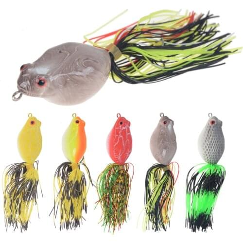 Popper Frog 14g 5cm Frog Lures Soft Baits For Snakehead Bass Lures Frog Fishing Floating Topwater
