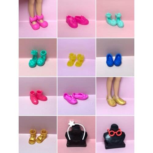Multi-Style Cute Mini Doll Shoes for Fashion Simba Little Kelly Dolls Sandles Slippers Boots Kid Toy Shoes