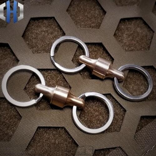 Quick Buckle Quick Detach Outdoor Tactical Backpack EDC Key Ring Carabiner Climbing Keychain Outdoor Tools