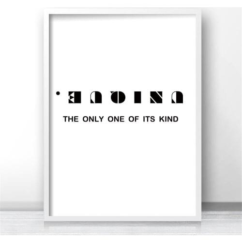 Unique Artwork Art Prints Trend Canvas Poster Quote Painting Motivation Wall Pictures for Living Room