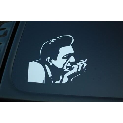 For Johnny Cash Cigarette Vinyl Sticker Decal (V286) Country Choose Color & Size! Car Styling