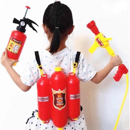 Fireman Extinguisher Water Guns Backpack Water Shooter-Blaster Beach Pool Toy Outdoor Kids Fireman cosplay Pistola Extinguisher