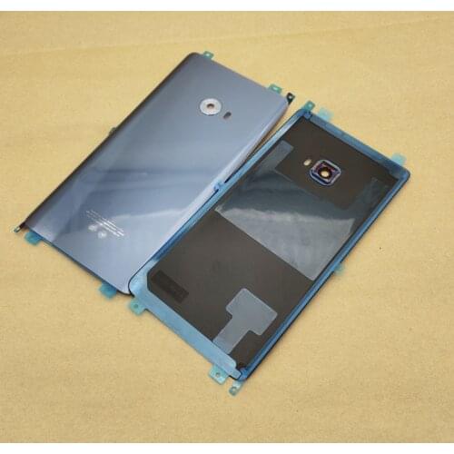 Silver / Black For Xiaomi Mi Note 2 Battery Cover Rear Glass Housing Door Cover Replacement Spare Parts Back Cover