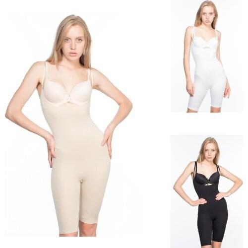 MadeM Seamless Double Long Leg Body Life Womens Corset Adjustable Strap Waist Trainer Shaper Slimming Recovery Women Underwear