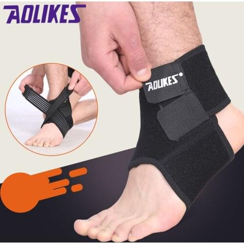 1Pair Compression Ankle Protectors Anti Sprain Outdoor Basketball Football Ankle Brace Supports Straps Bandage Wrap Foot Safety