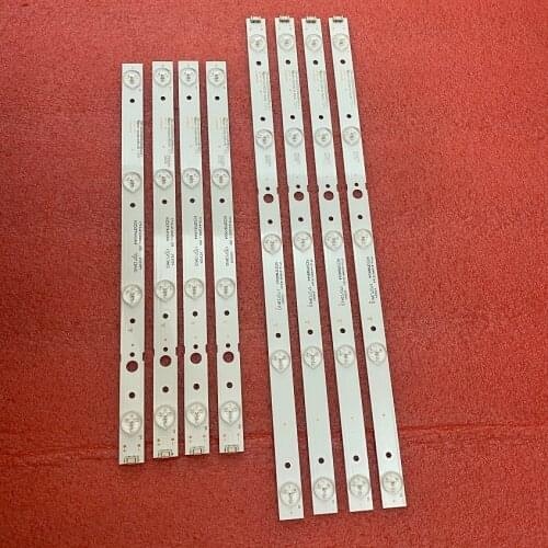10set=80pcs LED bar for LG 43UJ620V 43UJ6200 CRH-A4330300104L6CNRev1.0 CRH-A4330300105R6CNRev1.0 CRH-A4330300105R74