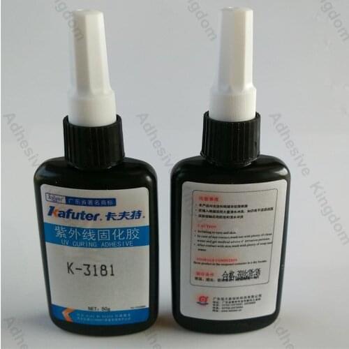 10pcs Kafuter 50g K-3181 shadowless glue UV curing agent stick fishbowl Showcase goods counters glue