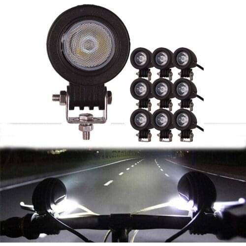10PCS LED Work Light Fog Lamp Auto Offroad Truck ATV 4WD 4X4 Turn Signal Side Marker Headlight Motorcycle Trailer Bicycle Light