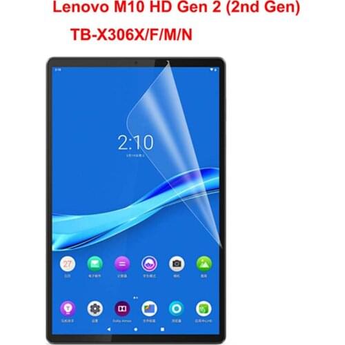 3 Packs PE soft film screen protector for Lenovo tab Tab M10 HD Gen 2 (2nd Generation) TB-X306F TB-X306X TB-X306M/N 10.1