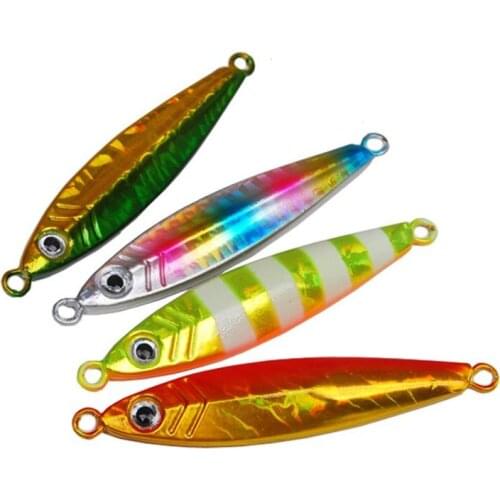 5PCS Mini Fishing Fish Spinner Spinnerbait spoon Lure Feather Hook baits 20/30g