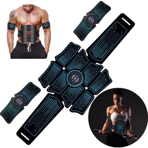 EMS Muscle Electro Stimulator Gym Electrostimulator Abdominal Electric Massager Training Apparatus ABS Machine Fitness Equipment