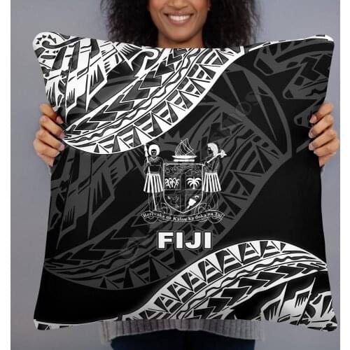 Fiji Polynesian Pillow Black Seal Pillowcases Throw Pillow Cover Home Decoration