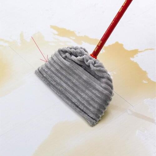 1PC Flannel Mop Cloth Cover, Multi-function Floor Cleaning Rag, Strenchable Broom Mop Replacement Cover Case For Housework