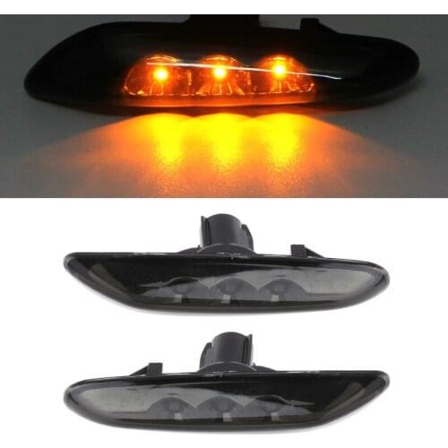 2 Pcs LED Side Marker Lights Turn Signal Lights Indicator For BMW E82 E60 E90