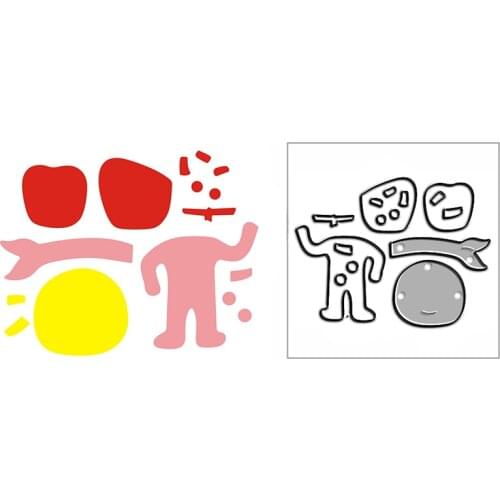 New Man Boy Human Craft Embossing Mold 2021 Metal Cutting Dies for DIY Decorative Scrapbooking Paper Album Card Making No Stamps