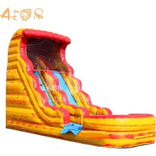AEOR Commercial China Guangzhou Pool Inflatable Water Slide For Children Adult water game inflatable slide