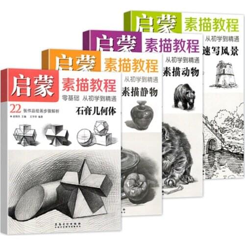 Enlightenment sketch course For still life animals scenery Zero foundation from beginner to master