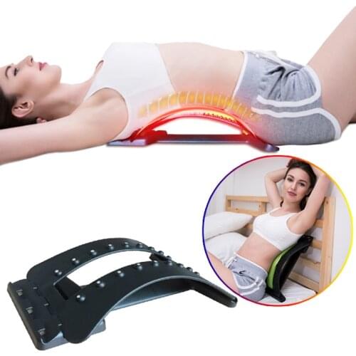 Back Magnetic Therapy Acupoint Lumbar Disc Pain Relief Posture Stretching Braces Cushion Spine Support Board Sport Tools