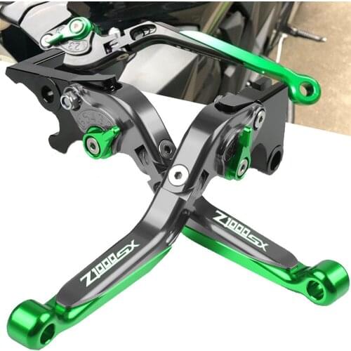 Motorcycle Clutch Brake Lever CNC Aluminum Extendable Adjustable Levers FOR KAWASAKI Z1000SX Z 1000SX Z1000 SX 2017 2018 2019